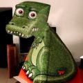 optička iluzija dinosaurus