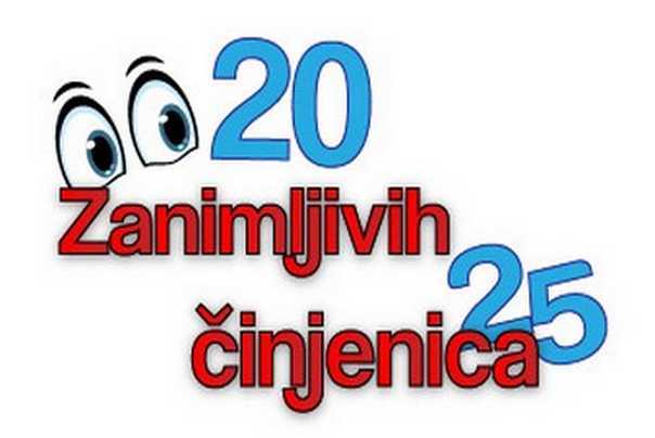 zanimljive činjenice