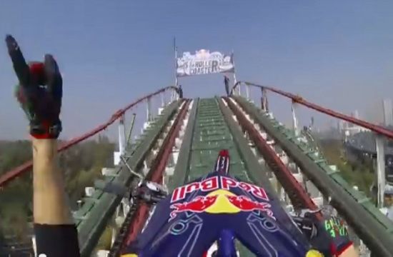 motorom po rolekoasteru