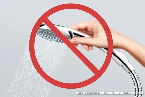 zabranjeno tuširanje