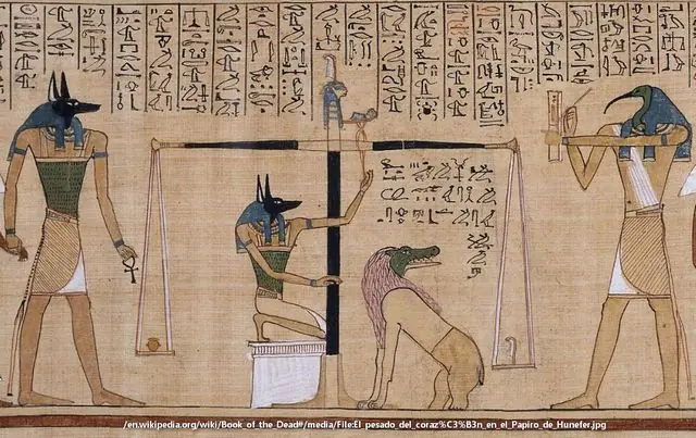 egipatska knjiga mrtvih