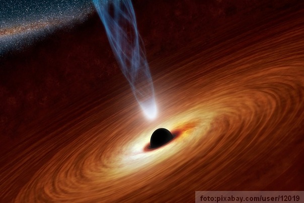Ilustracija: crna rupa