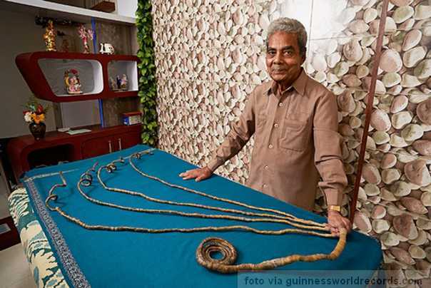 najduzi nokti na svetu indijca Šridar Čilal