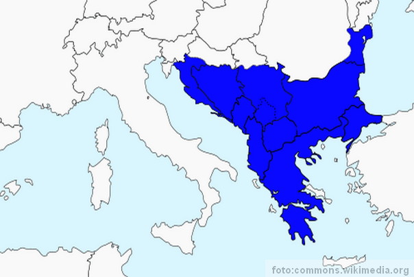 Ilustracija: Balkan mapa