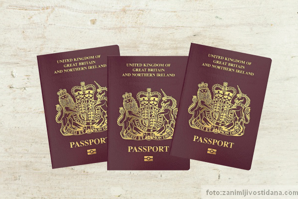 Ilustracija Pasoš Velika Britanija