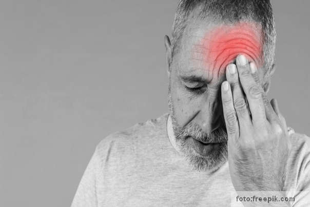 Ilustracija: bol u mozgu glavobolja