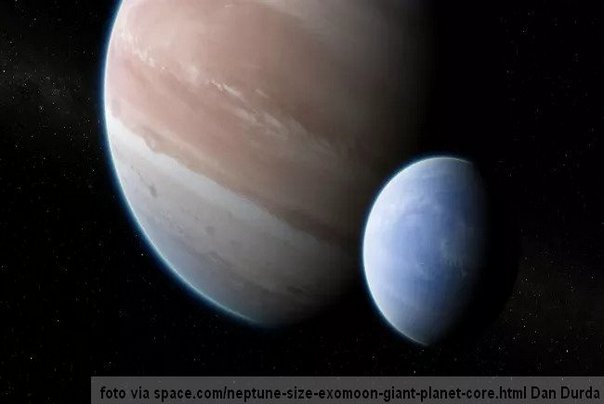 Kepler 1625B satelit veličine je Neptuna ( umetnički prikaz)