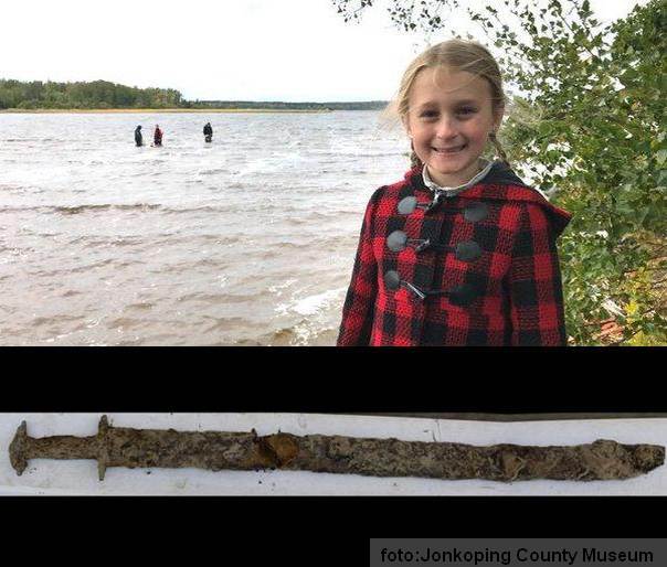 Saga Vanesek je pronašla mač star 1500 godina Švedska