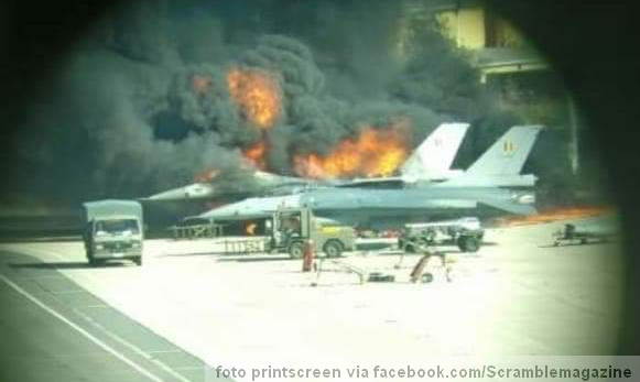 f16 neporedno nakon incidenta gori f16 neporedno nakon incidenta gori