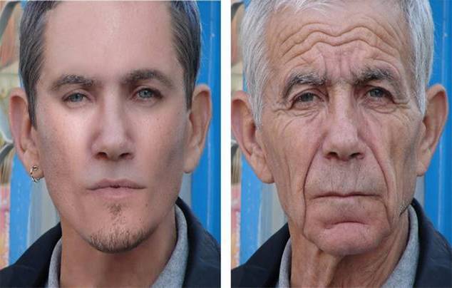 Ilustracija: mladić -starac