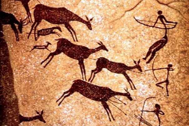 Ilustracija: orginalni pećinski crtež