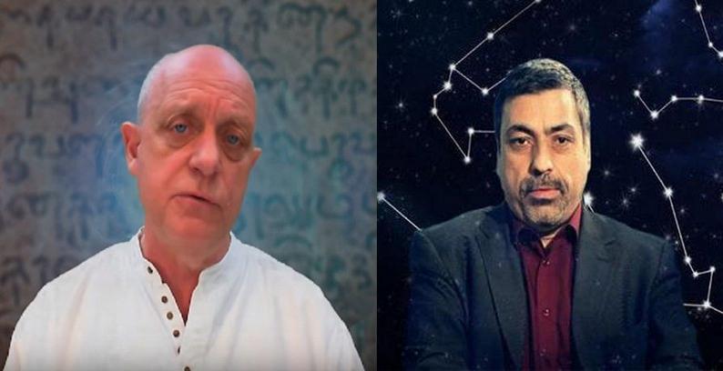 Dvojica svetskih vidovnjaka (levo)Hamilton Parker (desno) Pavel globa