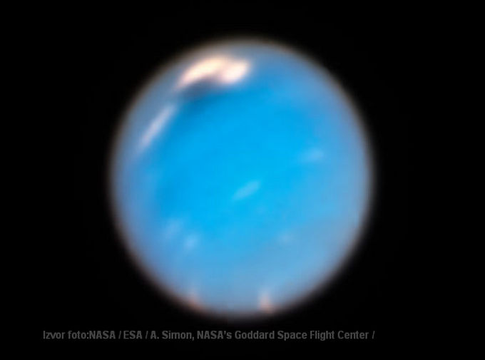 Neptun tamna oluja (foto izvor:NASA / ESA / A. Simon, NASA’s Goddard Space Flight Center /