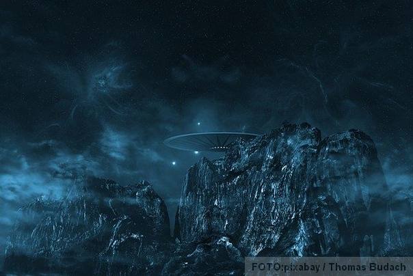 Ilustracija: NLO u daljini