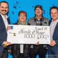 loto dobitnici(u sredini) Nicole Pedneault i Roger Larocque FOTO: Lotto Quebec