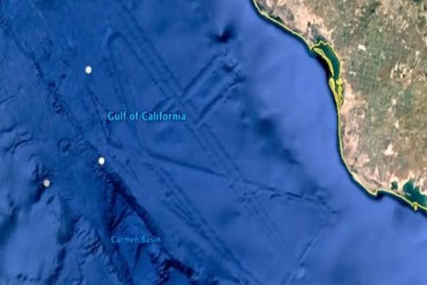 podvodne misteriozne strukture u blizni kalifornije FOTO:PRINTSCREEN/YOUTUBE