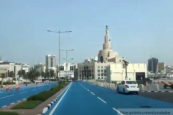 Doha Katar ulice plava boja