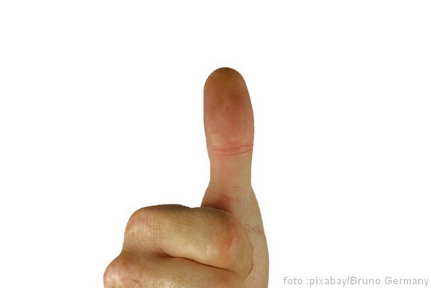 Ilustracija; :ljudski palac