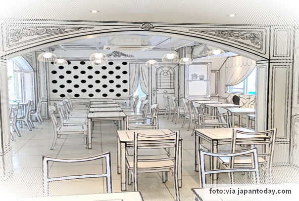 2D Cafe Tokio unutra&scaron;njost
