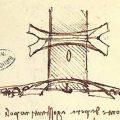 leonardo da vinci most skica
