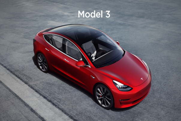 tesla model 3 automobil