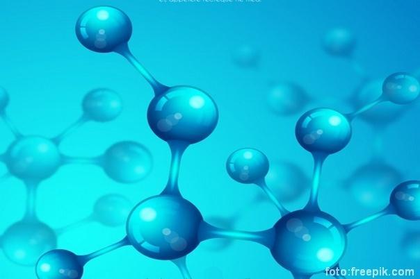 molekuli ilustracija