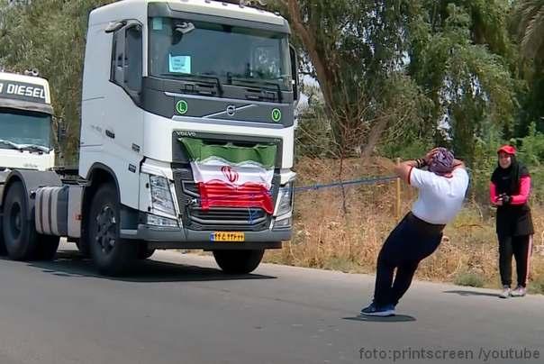 vuča kamiona zubima