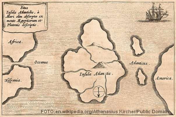Atlantida mapa stara