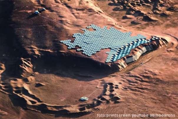 grad budućnosti Nüwa na marsu