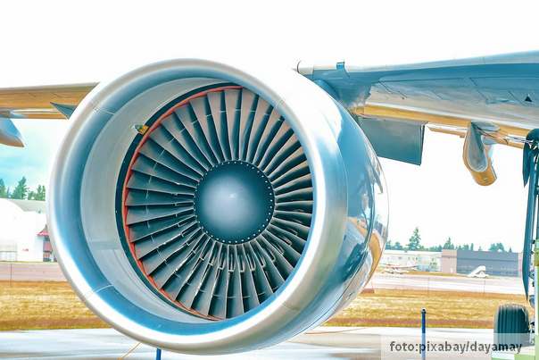 Ilustracija: avionski motor