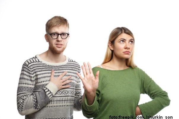 Ilustracija: žena i muž