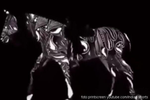 optička iluzija konj