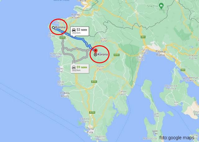 korona dvamesta istra hrvatska