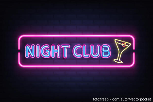 noćni klub natpis