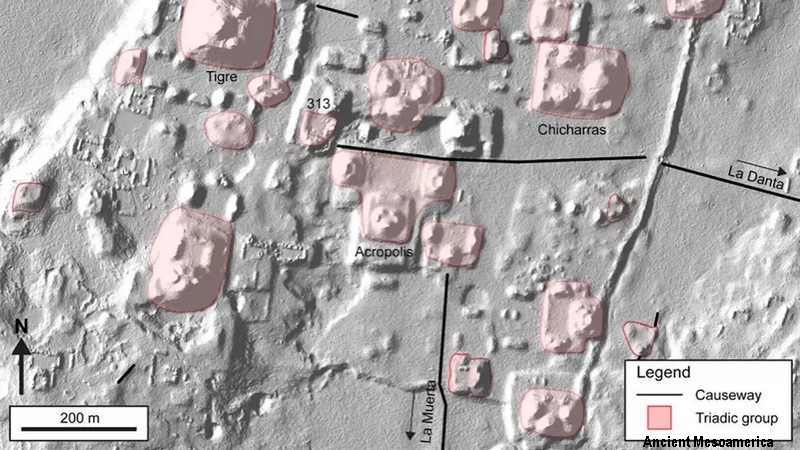 drevni grad maja Gvatemala