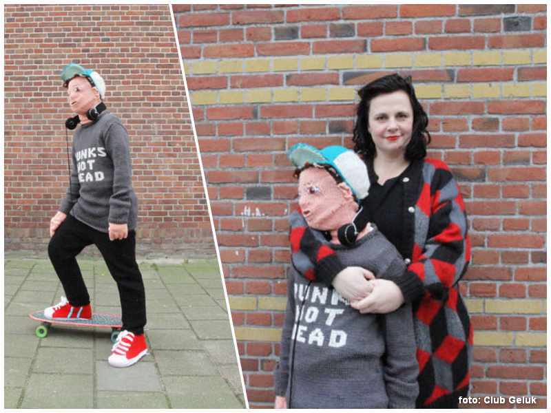 majka i pleteni vuneni sin