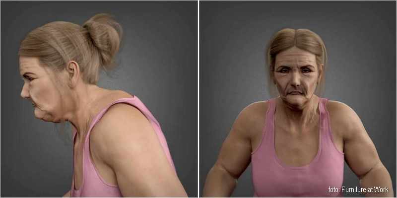 ana radnik od kuće iz 2100 godine