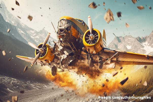 avionski pad nesreća