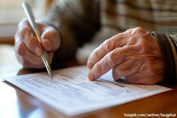 Ilustracija: potvrda penzije