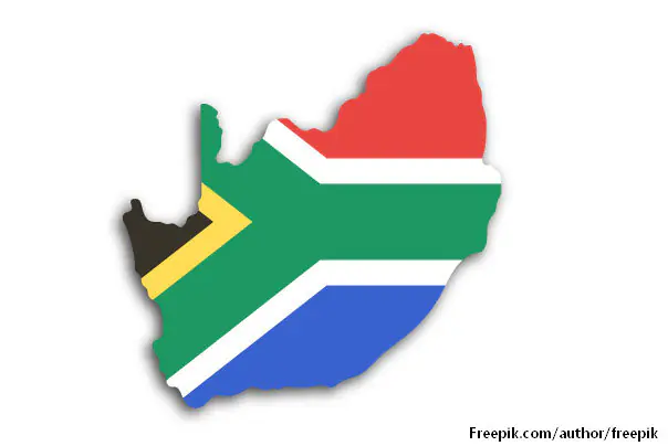 Mapa Južnoafričke Republike
