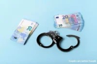 policijske lisice i evri