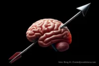 Ilustracija:strela i mozak