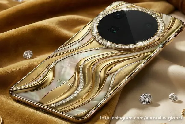 Aurora luksuzni mobilni telefoni kada zlato, dijamanti i tehnologija postanu jedno!